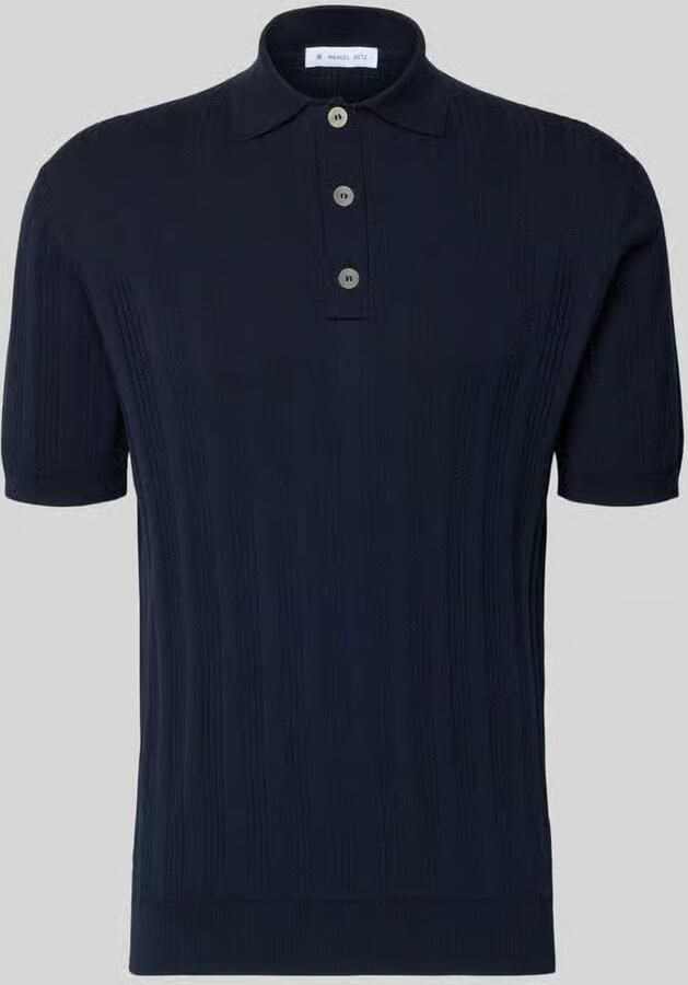 Manuel Ritz Slim fit poloshirt met knoopsluiting - Foto 2