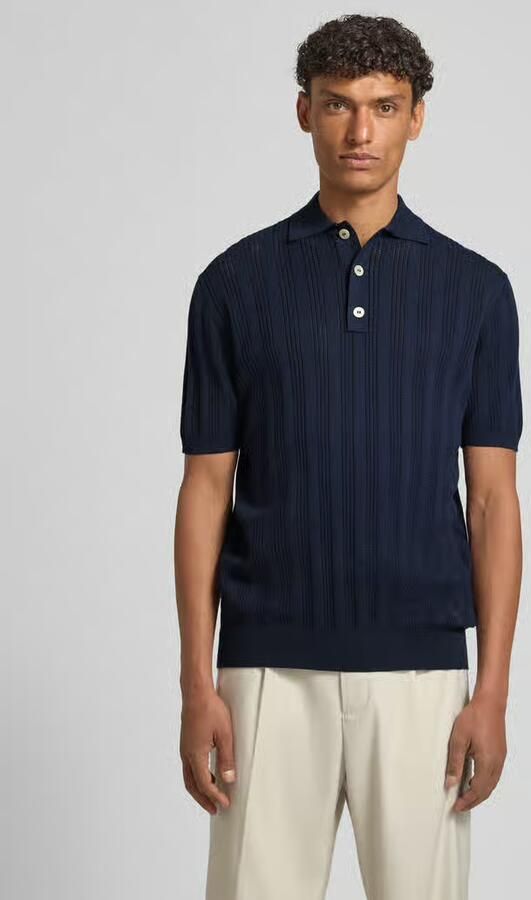 Manuel Ritz Slim fit poloshirt met knoopsluiting - Foto 3