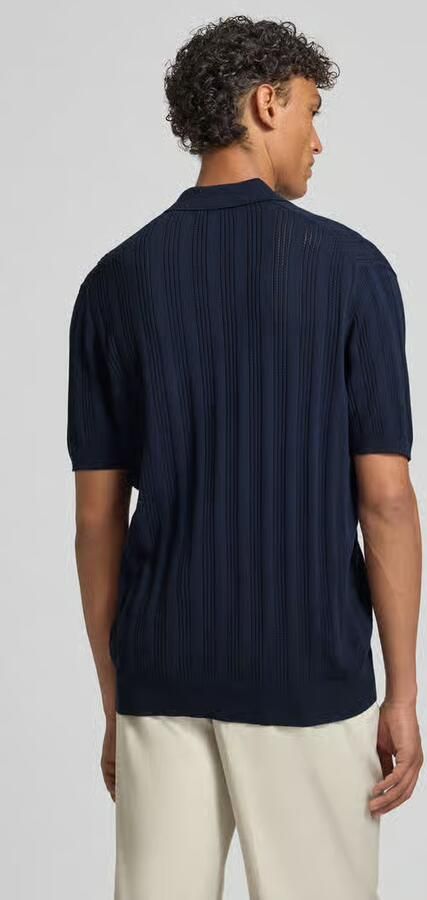 Manuel Ritz Slim fit poloshirt met knoopsluiting - Foto 4