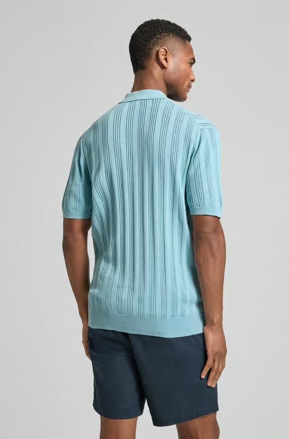 Manuel Ritz Slim fit poloshirt met knoopsluiting