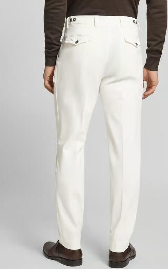 Manuel Ritz Stoffen broek met bandplooien