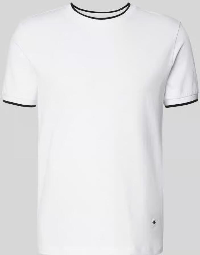 Manuel Ritz T-shirt met ronde hals en contraststrepen - Foto 2