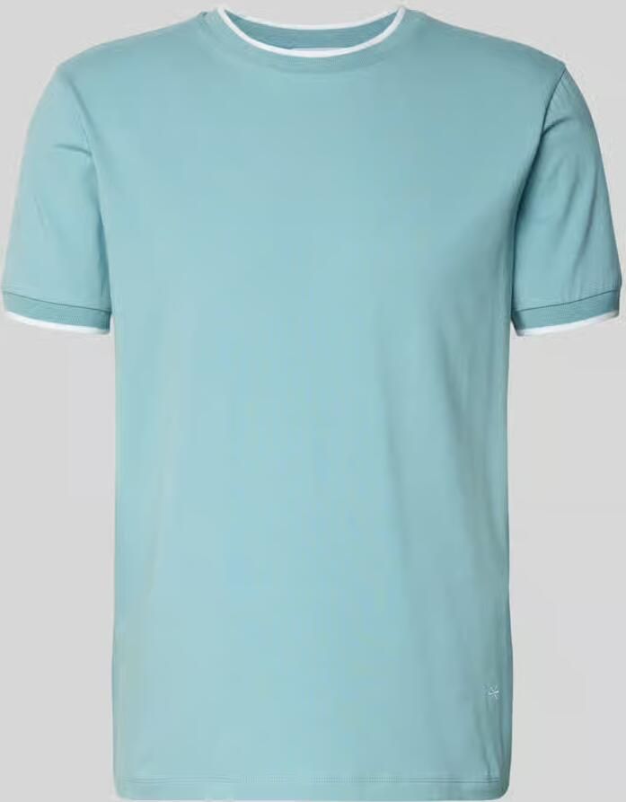 Manuel Ritz T-shirt met ronde hals en contraststrepen - Foto 2