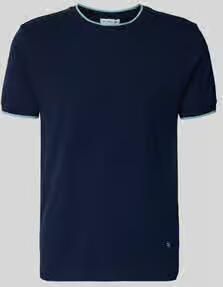 Manuel Ritz T-shirt met ronde hals en contraststrepen