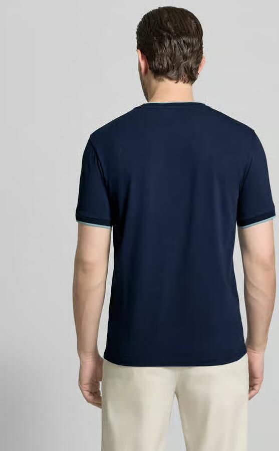 Manuel Ritz T-shirt met ronde hals en contraststrepen - Foto 2