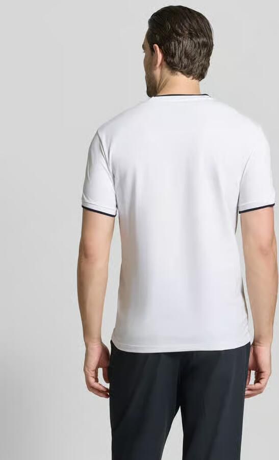 Manuel Ritz T-shirt met ronde hals en contraststrepen - Foto 2