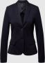 Marc Cain Donkerblauwe Damesblazers met Knopen en Lange Mouwen Blue Dames - Thumbnail 1