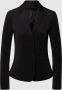 Marc Cain Stretchjersey Blazer met Mouwsplitten Blue Dames - Thumbnail 1