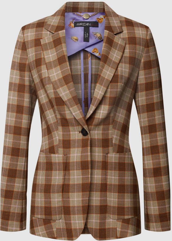 Marc Cain Stijlvolle Polyester Blazer Collectie Bruin Dames
