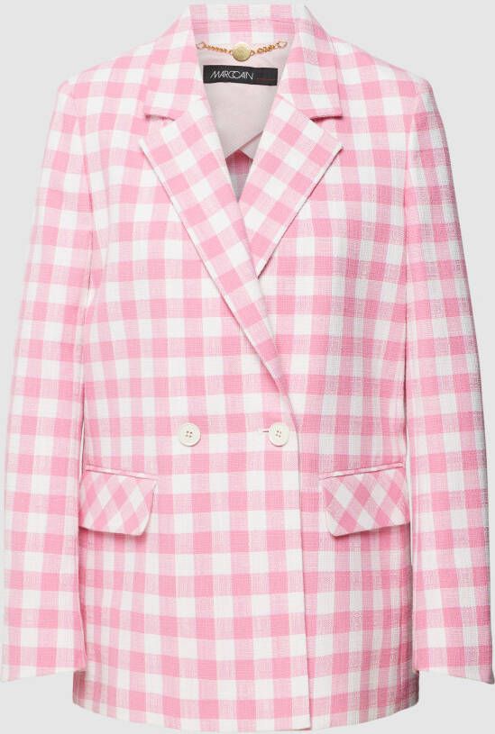 Marc Cain Luxe Blend Formele Blazer Roze Dames