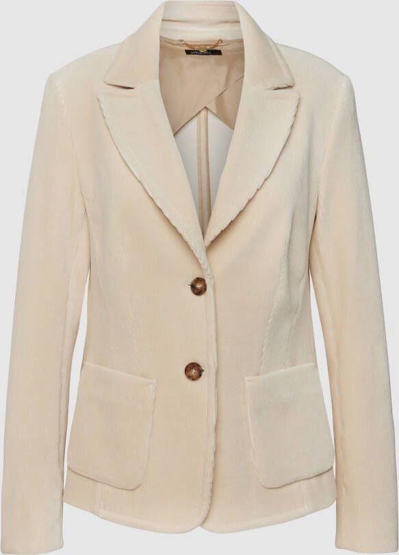 Marc Cain Corduroy Blazer Beige Dames