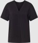 Marc Cain Vloeiende blouse gemaakt van stretchmateriaal Zwart Dames - Thumbnail 1