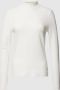 Marc Cain Tijdloos en comfortabel gebreid kledingstuk met subtiele textuur White Dames - Thumbnail 1