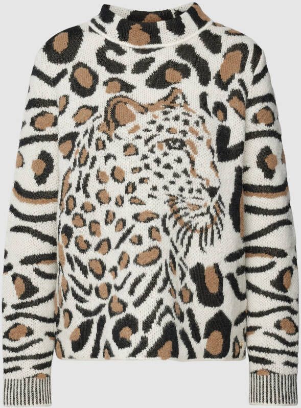 Marc Cain Gebreide pullover met turtleneck capsule voor 50-jarig jubileum