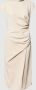 Marc Cain Elegante Midi Jurken Collectie Beige Dames - Thumbnail 2