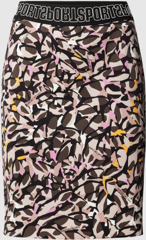 Marc Cain Camouflage Print Korte Rok Pink Dames