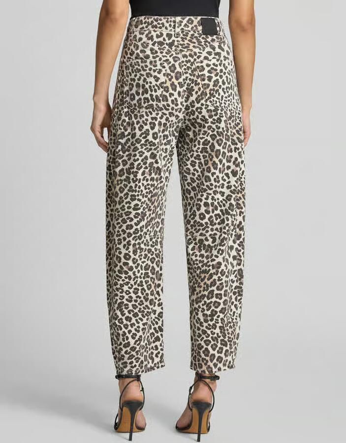 Marc Cain Balloon fit jeans met all-over luipaardprint - Foto 2