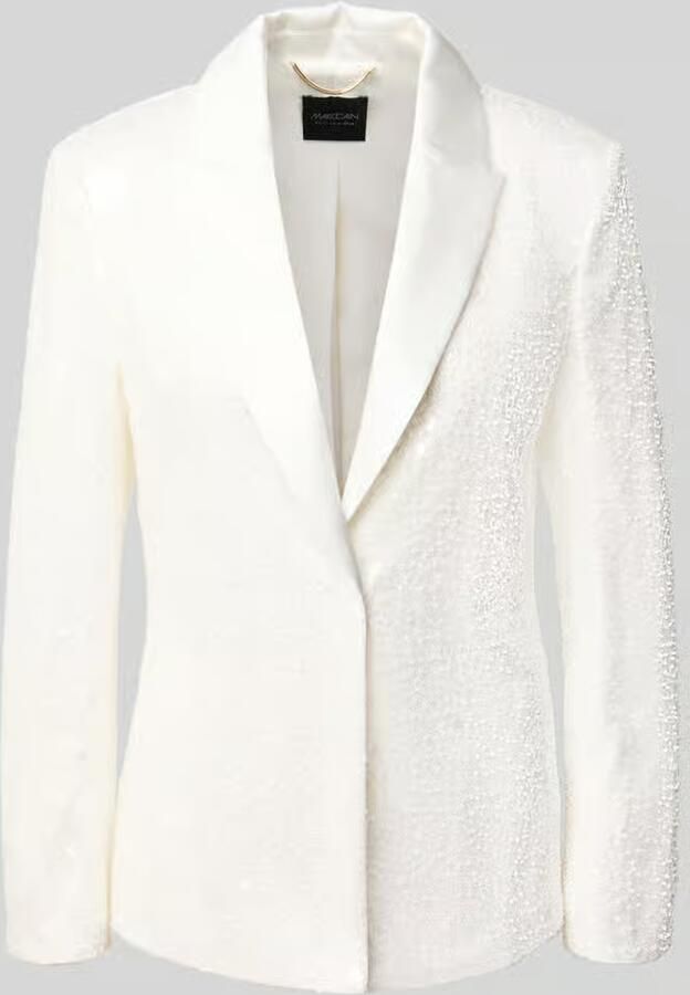 Marc Cain Blazer met pailletten en reverskraag - Foto 2