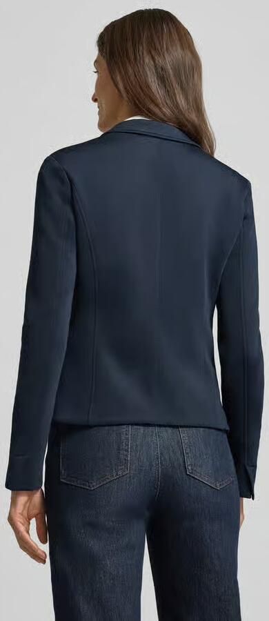 Marc Cain Stretchjersey Blazer met Mouwsplitten Blue Dames - Foto 2