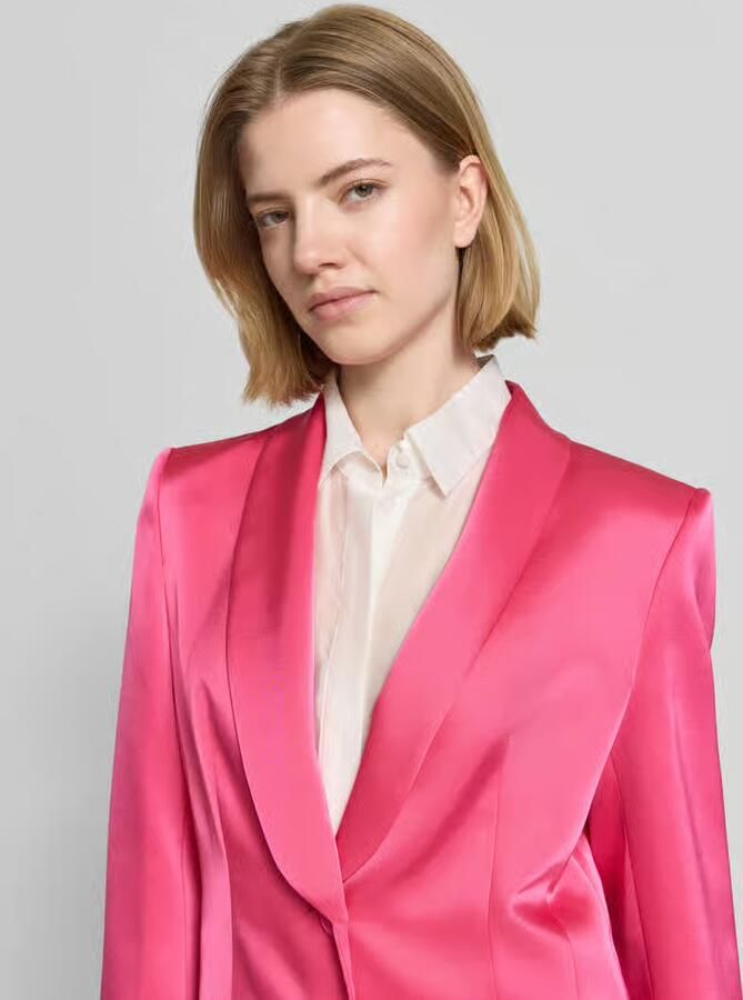 Marc Cain Blazer met sjaalkraag en knoopsluiting - Foto 3