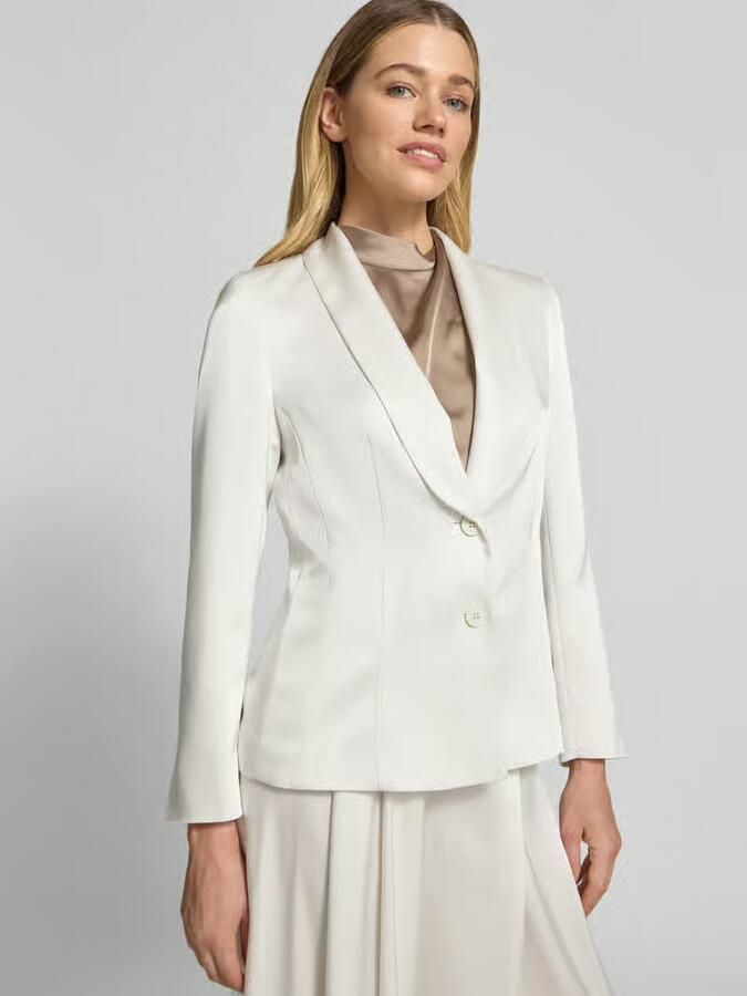 Marc Cain Blazer met sjaalkraag en knoopsluiting