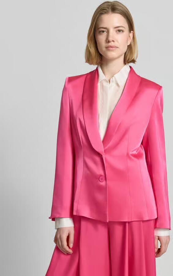 Marc Cain Blazer met sjaalkraag en knoopsluiting - Foto 5