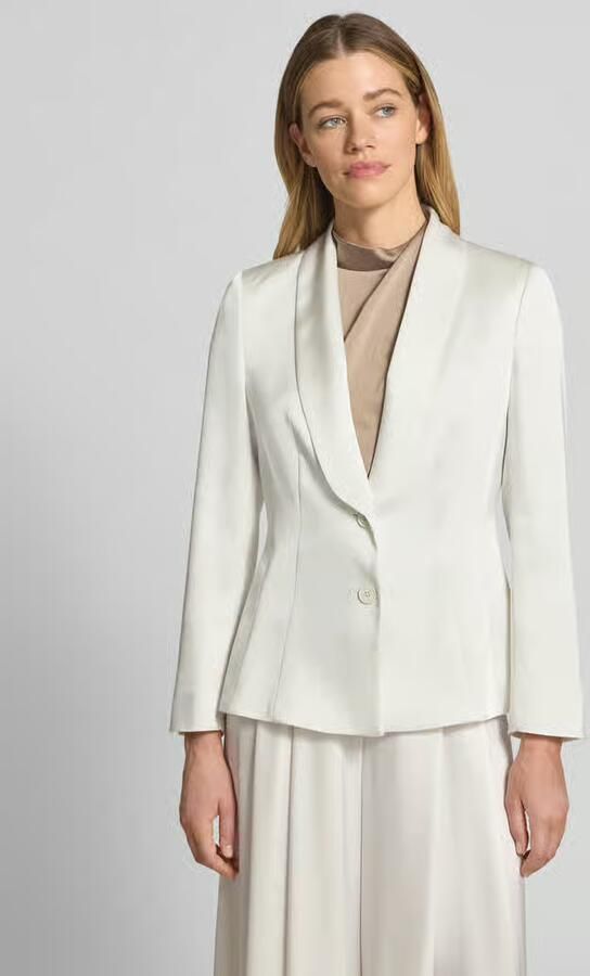 Marc Cain Blazer met sjaalkraag en knoopsluiting - Foto 4