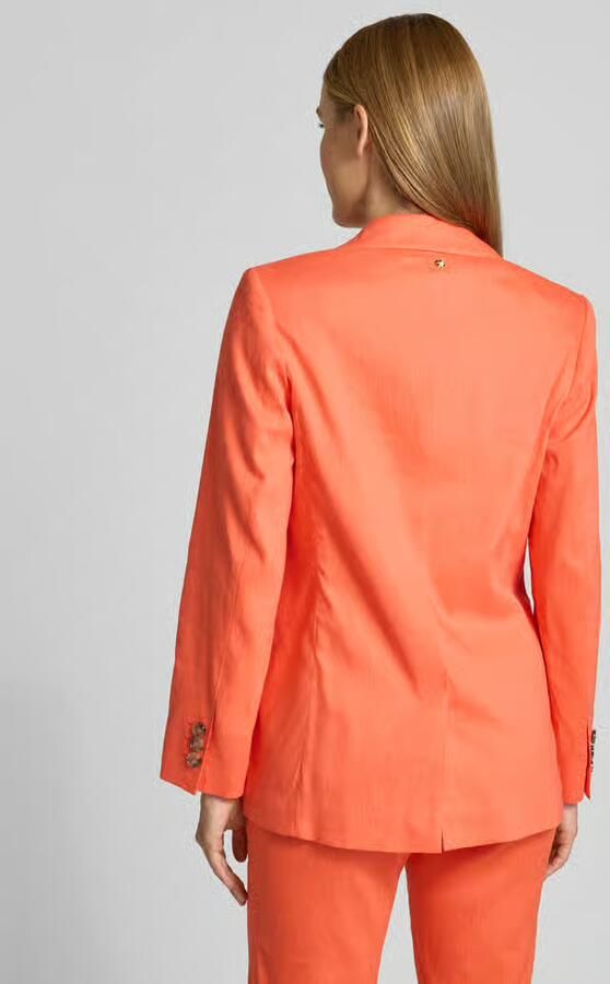Marc Cain blazer van linnenmix met klepzakken - Foto 3