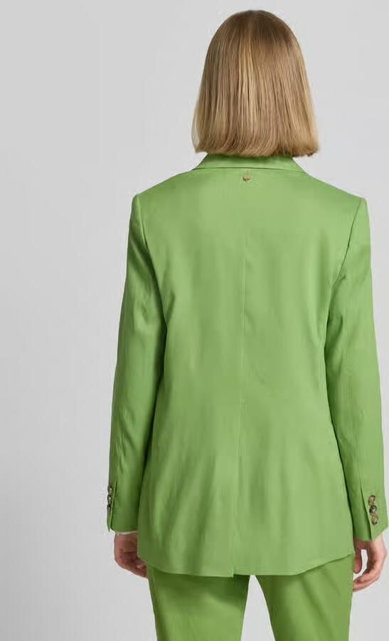 Marc Cain blazer van linnenmix met klepzakken - Foto 3