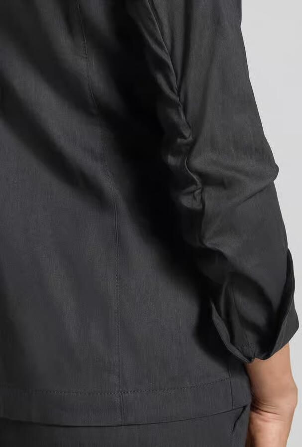 Marc Cain Blazer van linnenmix met reverskraag