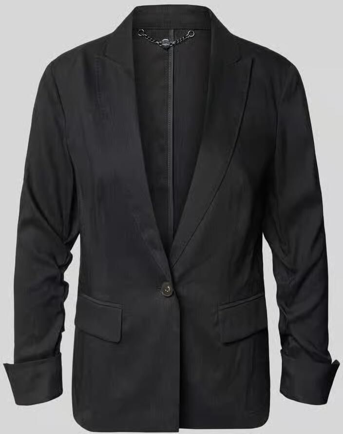 Marc Cain Blazer van linnenmix met reverskraag - Foto 2