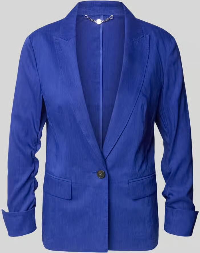 Marc Cain Blazer van linnenmix met reverskraag - Foto 2