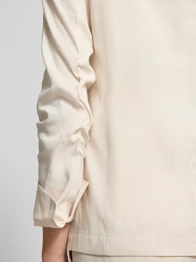 Marc Cain Blazer van linnenmix met reverskraag