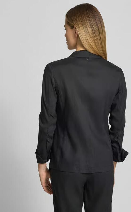 Marc Cain Blazer van linnenmix met reverskraag