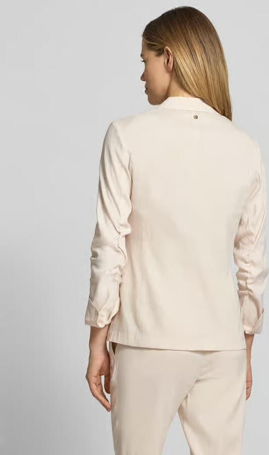 Marc Cain Blazer van linnenmix met reverskraag - Foto 3