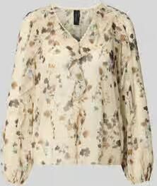Marc Cain Blouse in all-over look met volants