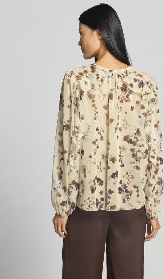 Marc Cain Blouse in all-over look met volants - Foto 2