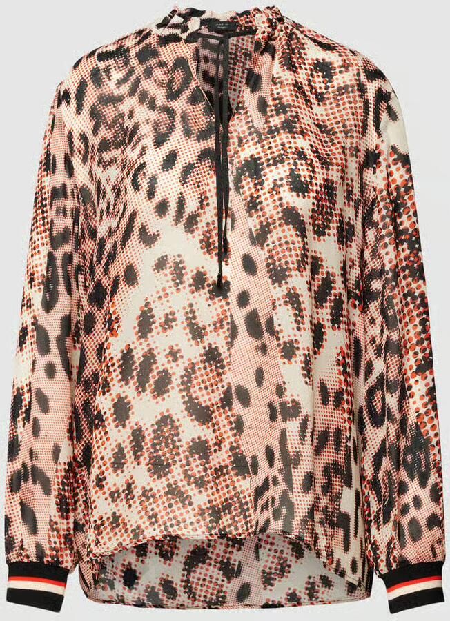 Marc Cain Oversized Viscose-Cr?pe Blouse Roze Dames - Foto 2