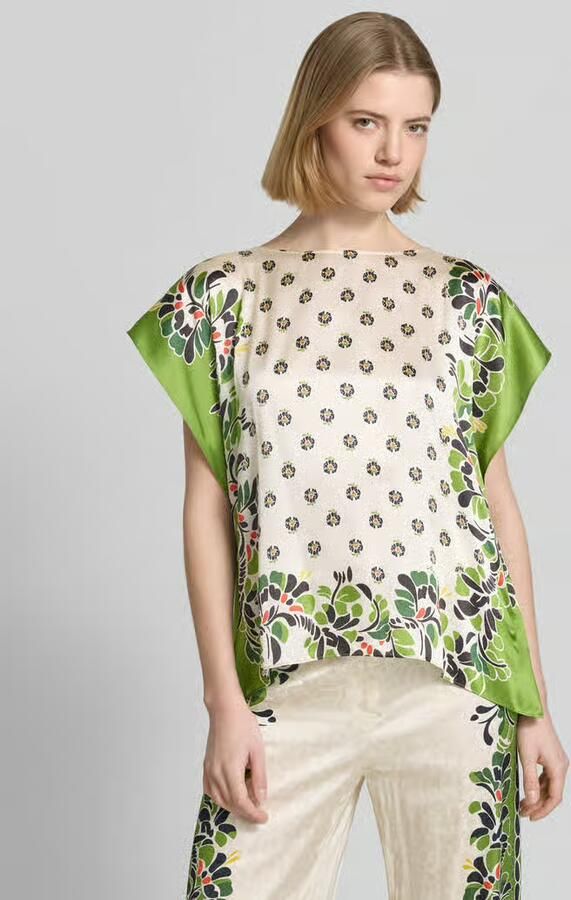 Marc Cain Blouse met boothals - Foto 2