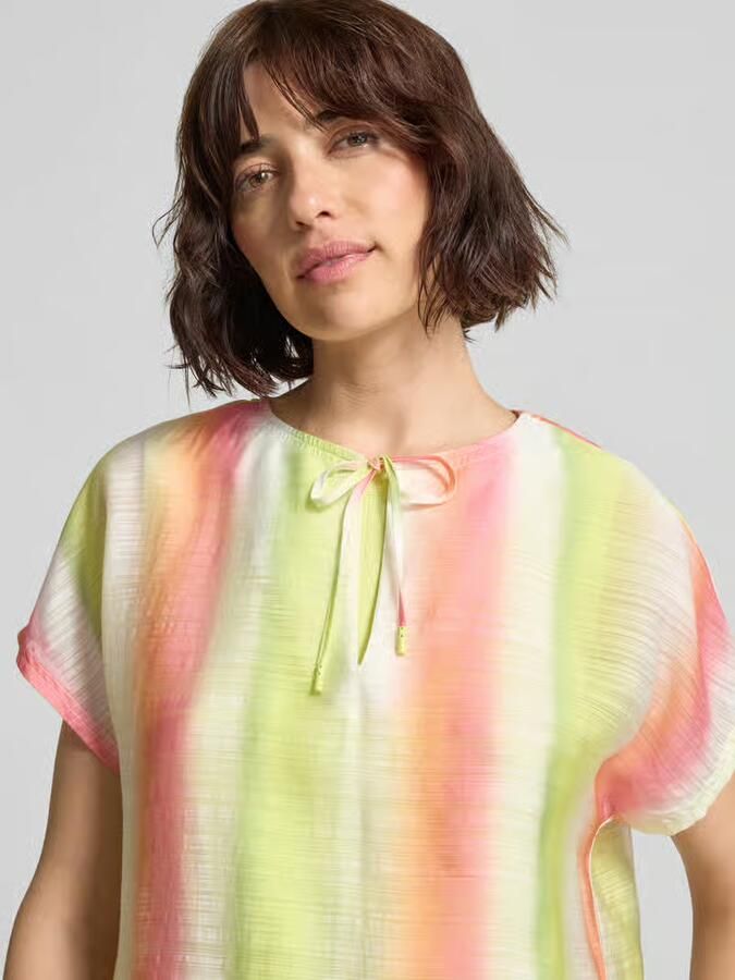 Marc Cain Blouse met korte mouwen van viscosemix