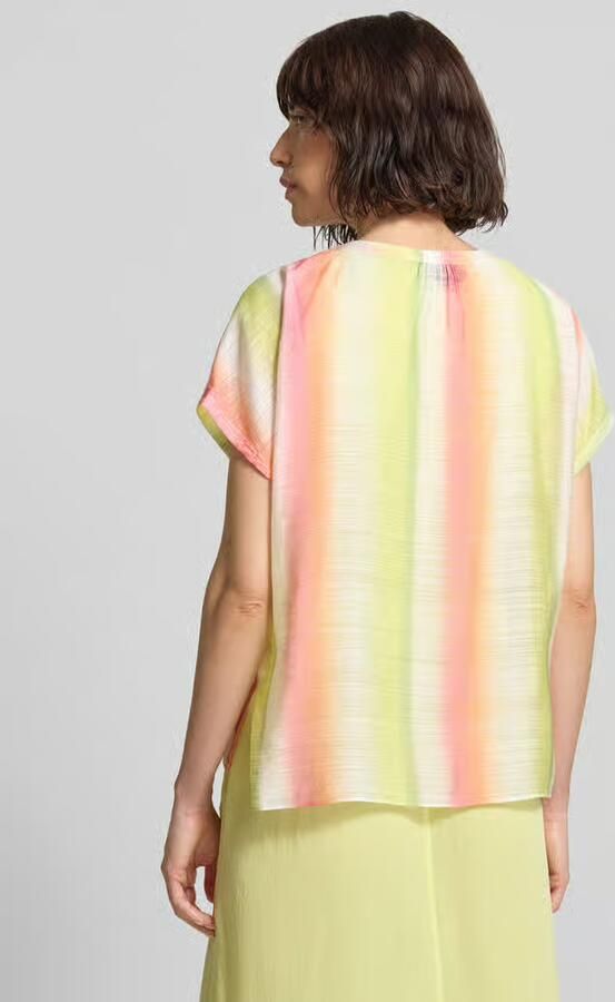 Marc Cain Blouse met korte mouwen van viscosemix