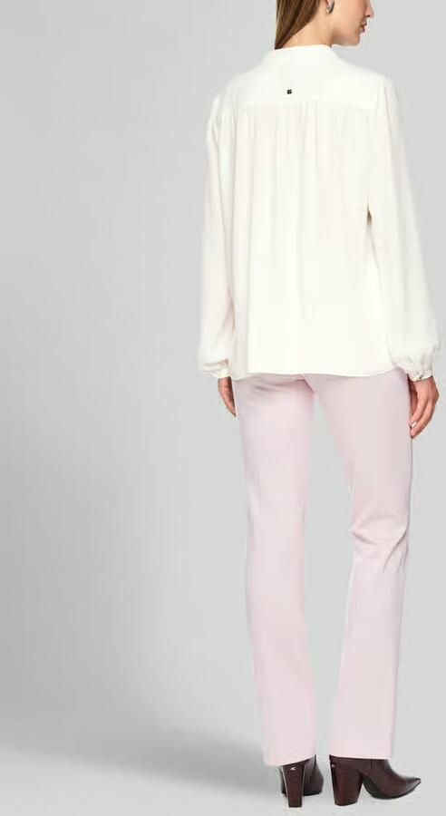 Marc Cain blouse met lange mouwen met tuniekhals - Foto 2