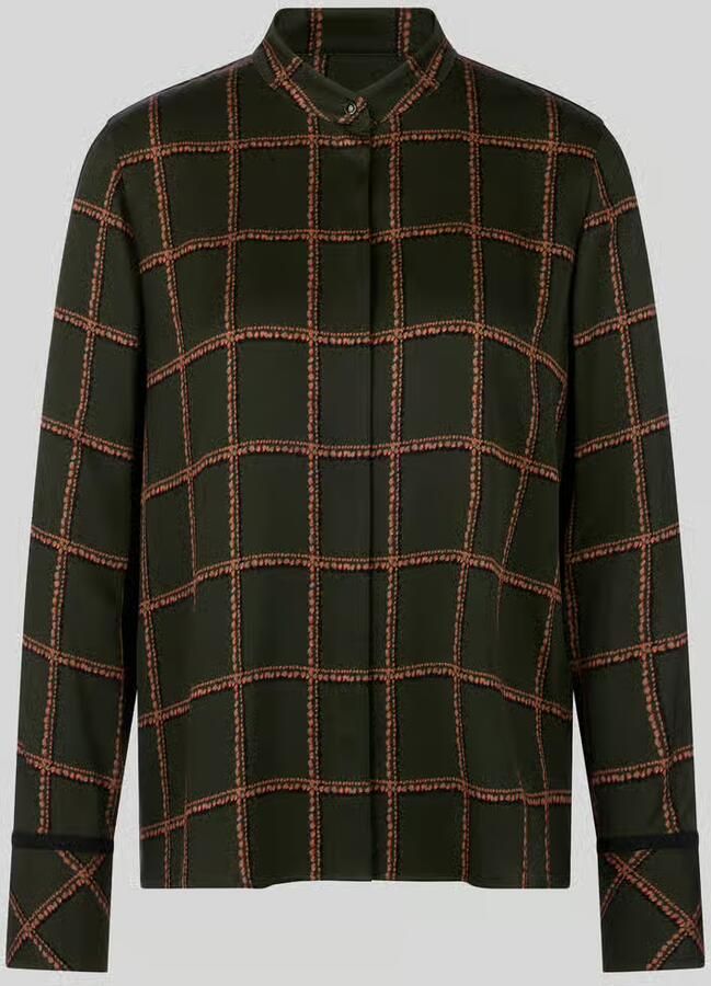 Marc Cain blouse met lange mouwen met verborgen knoopsluiting
