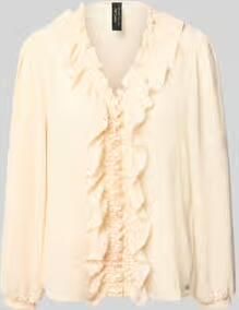 Marc Cain Blouse met ruches en V-hals