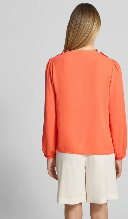 Marc Cain Blouse met ruches en V-hals