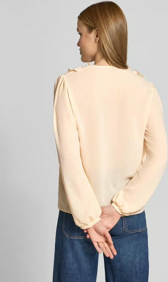 Marc Cain Blouse met ruches en V-hals