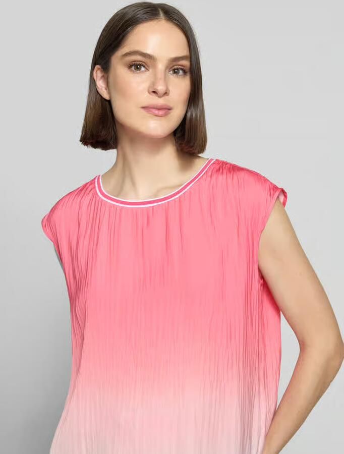 Marc Cain Blouse met structuurpatroon en ronde hals