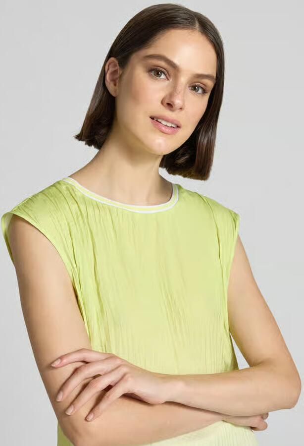 Marc Cain Blouse met structuurpatroon en ronde hals