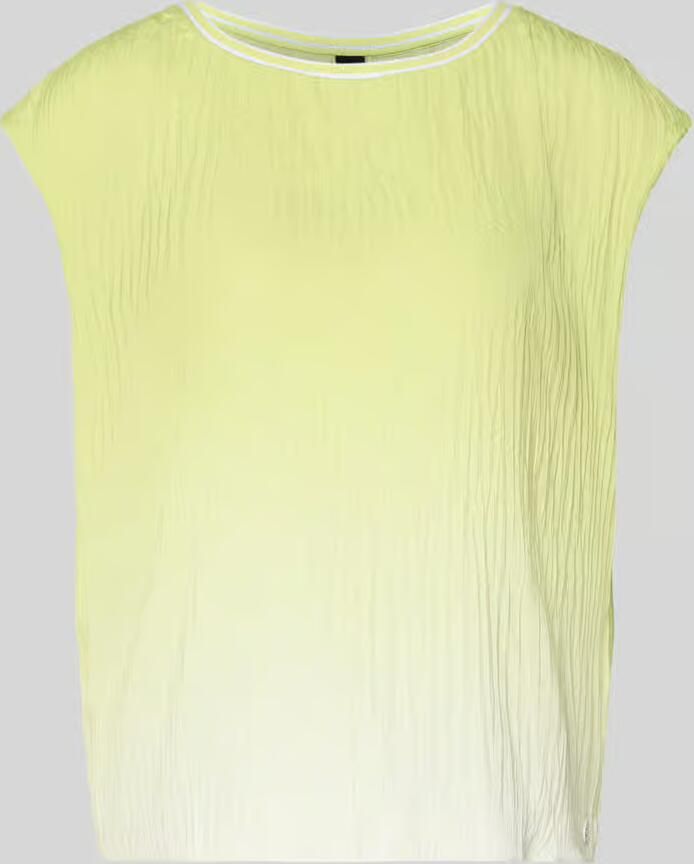 Marc Cain Blouse met structuurpatroon en ronde hals - Foto 2