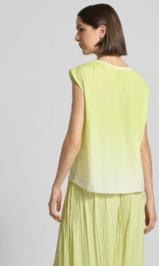 Marc Cain Blouse met structuurpatroon en ronde hals - Foto 3